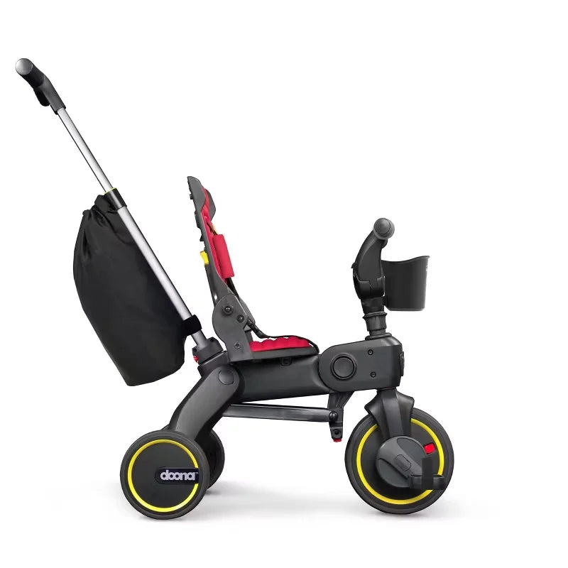 Doona Liki Trike S3 - Flame Red: Adjustable Seat, Cushioned Seat, Adjustable Back Support, Aluminum Frame