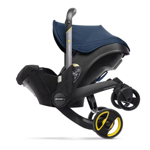 Doona + Infant Car Seat Carrier Frame Stroller with Base - Deep Blue