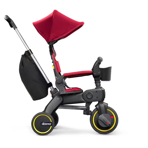 Doona Liki Trike S3 - Flame Red: Adjustable Seat, Cushioned Seat, Adjustable Back Support, Aluminum Frame