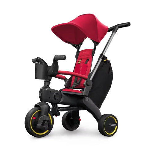 Doona Liki Trike S3 - Flame Red: Adjustable Seat, Cushioned Seat, Adjustable Back Support, Aluminum Frame